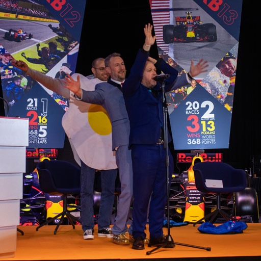 The Horne Section performing at a function