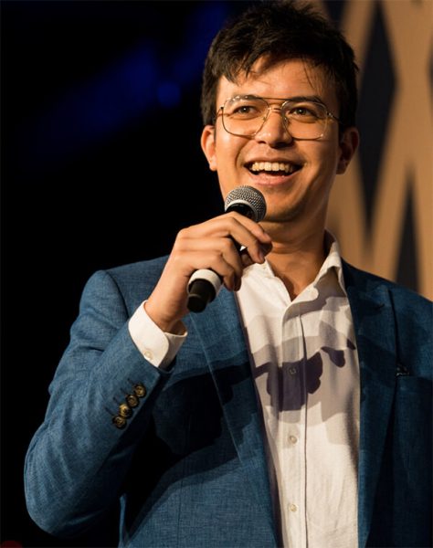 Phil Wang on stage